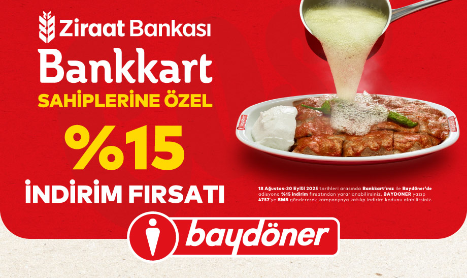 Bankkartlılara %15 İndirim