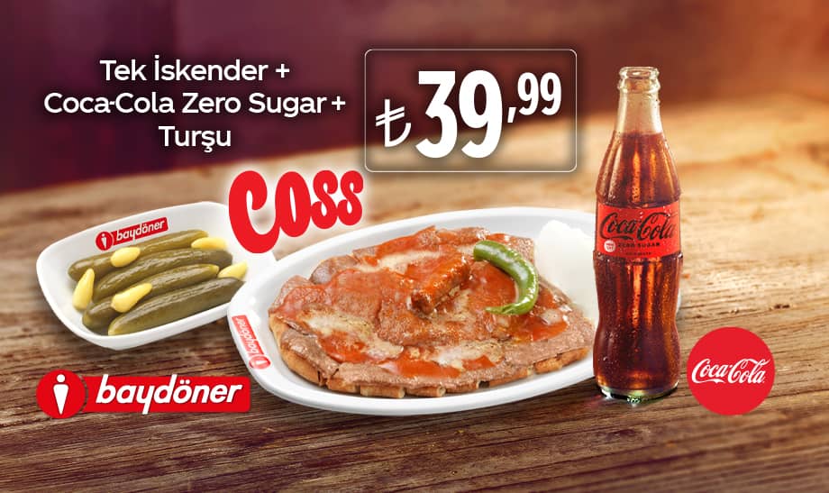 Coca-Cola Zero Sugar Menü